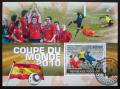 Poštovní známka Togo 2010 MS ve fotbale Mi# Block 548 Kat 12€ 