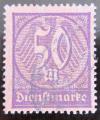 Poštovní známka Nìmecko 1923 Nominální hodnota, služební Mi# 73