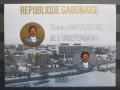 Poštovní známka Gabon 1985 Prezident Bongo Mi# Block 53 Kat 14€