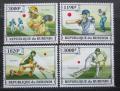 Poštovní známky Burundi 2013 Kriket Mi# 3283-86 Kat 10€