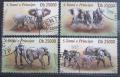 Poštovní známky Svatý Tomáš 2013 Sloni Mi# 5286-89 Kat 10€