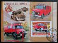 Poštovní známka Togo 2010 Hasièská auta Mi# Block 552 Kat 12€