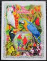 Poštovní známka Pobøeží Slonoviny 2018 Papoušci Mi# N/N