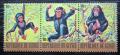 Poštovní známky Guinea 1977 Šimpanz uèenlivý Mi# 820-22 Kat 6.90€