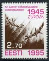 Potovn znmka Estonsko 1995 Evropa CEPT, mr a svoboda Mi# 254