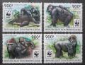 Potovn znmky SAR 2015 Gorila ninn, WWF Mi# 5460-63 Kat 16