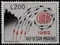 Potovn znmka San Marino 1962 Evropa CEPT Mi# 749