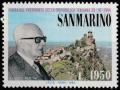 Potovn znmka San Marino 1984 Sandro Pertini, italsk prezident Mi# 1303