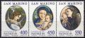 Potovn znmky San Marino 1984 Vnoce, umn, Correggio Mi# 1310-12
