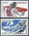 Potovn znmky Monako 1987 Sport Mi# 1808-09 Kat 5