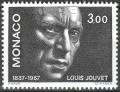Potovn znmka Monako 1987 Louis Jouvet, herec Mi# 1833