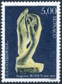 Potovn znmka Monako 1990 Socha, Auguste Rodin Mi# 1989