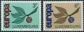 Potovn znmky Lucembursko 1965 Evropa CEPT Mi# 715-16