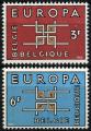 Potovn znmky Belgie 1963 Evropa CEPT Mi# 1320-21