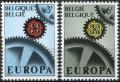 Potovn znmky Belgie 1967 Evropa CEPT Mi# 1472-73