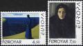 Potovn znmky Faersk ostrovy 1996 Evropa CEPT, slavn eny Mi# 296-97