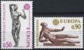 Potovn znmky Francie 1974 Evropa CEPT, sochy Mi# 1869-70