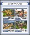 Potovn znmky Guinea 2016 Dinosaui Mi# 12031-34 Kat 24