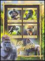 Potovn znmky Guinea 2016 Gorily Mi# 11891-94 Kat 16