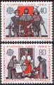 Poštovní známky Lichtenštejnsko 1982 Evropa CEPT, historické události Mi# 791-92