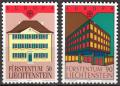 Potovn znmky Lichtentejnsko 1990 Evropa CEPT, pota Mi# 984-85