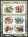 Potovn znmky Mosambik 2012 Vyhynul fauna Ameriky Mi# 5782-87 Kat 14