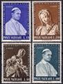 Potovn znmky Vatikn 1964 Pape Pavel VI. a socha od Michelangela Mi# 450-53