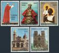 Potovn znmky Vatikn 1970 Pape v Austrlii a na Filipnch Mi# 572-76