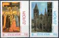 Potovn znmky Vatikn 1993 Evropa CEPT, modern umn Mi# 1099-1100
