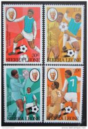 Poštovní známky Sierra Leone 1982 MS ve fotbale Mi# 674-77