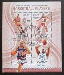 Poštovní známky Uganda 2013 Basketbaloví hráèi Mi# 3085-88 Kat 22€