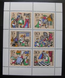 Poštovní známky DDR 1967 Pohádky Mi# 1323-28