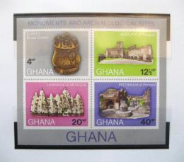 Poštovní známky Ghana 1970 Archeologické nálezy Mi# Block 41