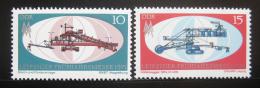 Poštovní známky DDR 1971 Lipský veletrh Mi# 1653-54