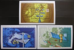 Poštovní známky DDR 1972 Kongres meteorologie Mi# Block 34-36