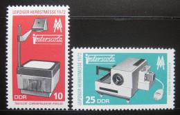 Poštovní známky DDR 1972 Lipský veletrh Mi# 1782-83