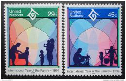 Poštovní známky OSN New York 1994 Mezinárodní rok rodiny Mi# 661-62