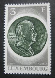 Poštovní známka Lucembursko 1972 Schumanova medaile Mi# 849