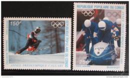 Poštovní známky Kongo 1986 ZOH Calgary Mi# 1056-57