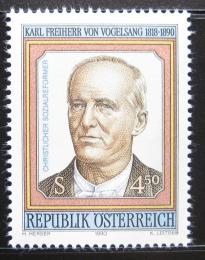 Poštovní známka Rakousko 1990 Karl Freiherr von Vogelsang Mi# 2008