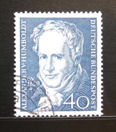 Poštovní známka Nìmecko 1959 Alexander von Humboldt Mi# 309