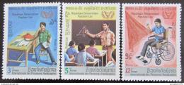 Poštovní známky Laos 1981 Mezinárodní rok postižených Mi# 511-13