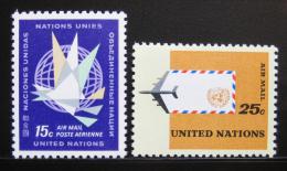 Poštovní známky OSN New York 1964 Letecké Mi# 131-32