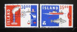 Potovn znmky Island 1992 Export a obchod Mi# 766-67