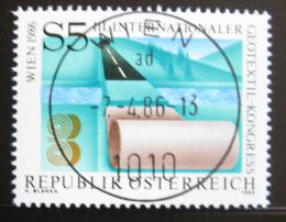 Poštovní známka Rakousko 1986 Geotextilní kongres Mi# 1844