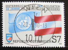Poštovní známka Rakousko 1990 Vojenské síly v OSN Mi# 2004
