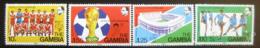 Poštovní známky Gambie 1982 MS ve fotbale Mi# 441-44