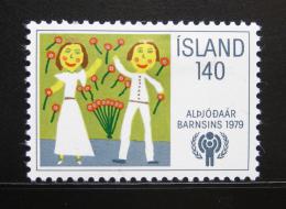 Poštovní známka Island 1979 Mezinárodní den dìtí Mi# 543