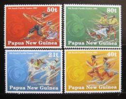 Poštovní známky Papua Nová Guinea 1991 Pacifické hry Mi# 636-39