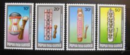 Poštovní známky Papua Nová Guinea 1984 Ceremoniální štíty Mi# 479-82